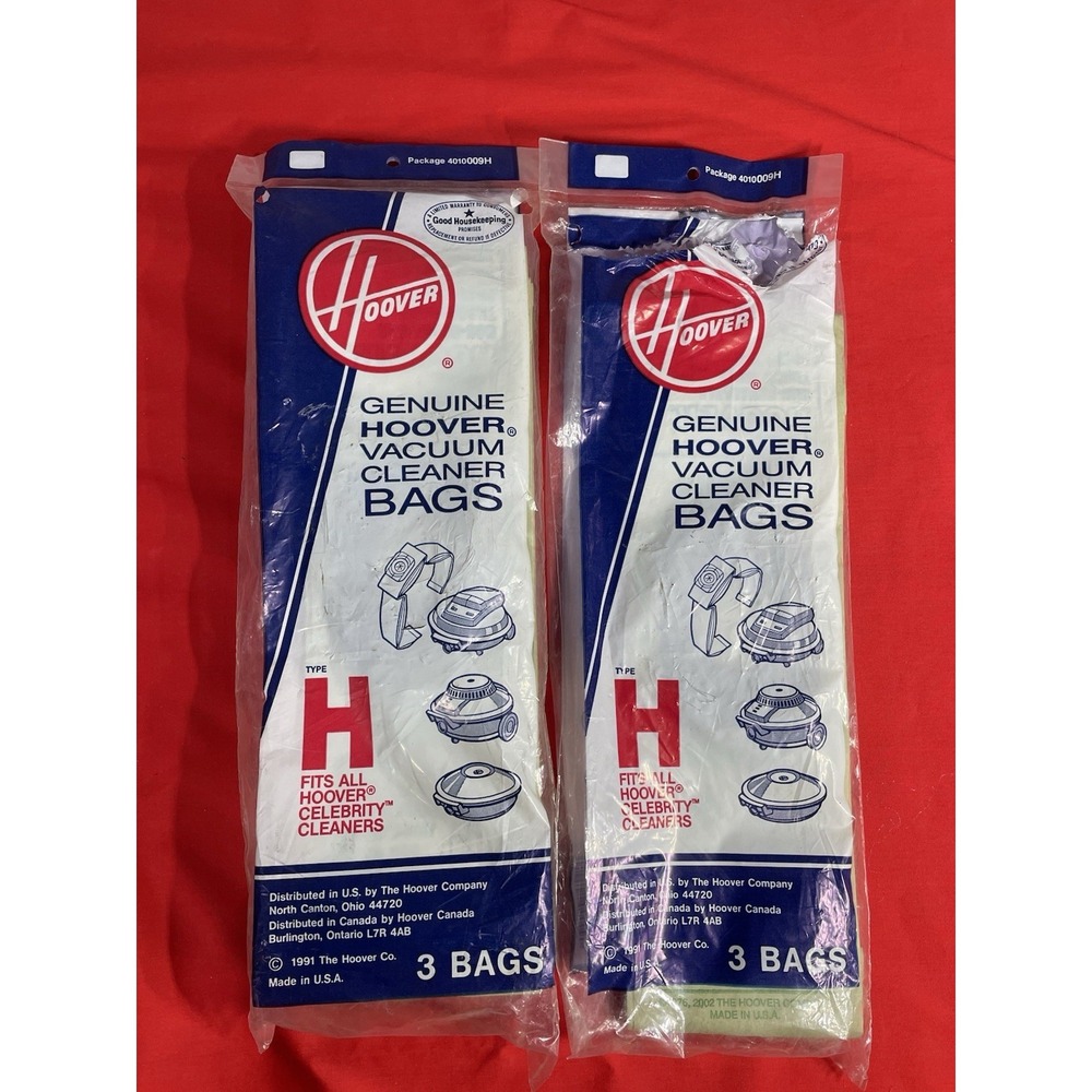 Hoover Type H - Genuine Hoover Vacuum Cleaner Bags 4010009H Type H Vacuum Bags 4